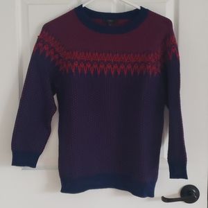 NWOT J. Crew Fairisle Sweater
